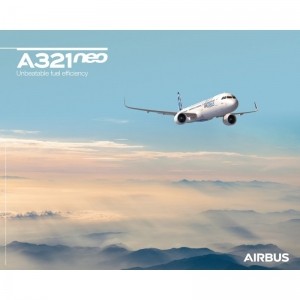 에어버스 A321neo 스카이뷰 포스터/A321neo poster sky view