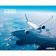 에어버스 A220 스카이뷰 포스터/A220 poster sky view