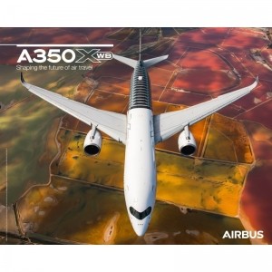에어버스 A350 XWB front view 포스터/A350 XWB poster front view