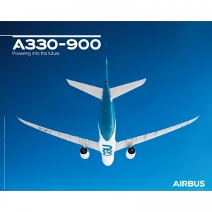 에어버스 A330 900 flight view 포스터/A330 900 poster flight view