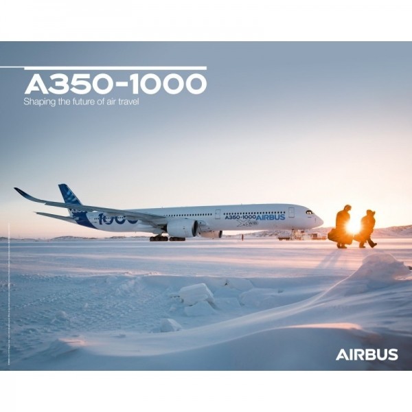 에어버스 A350 1000 ground view 포스터/A350 1000 poster on ground view