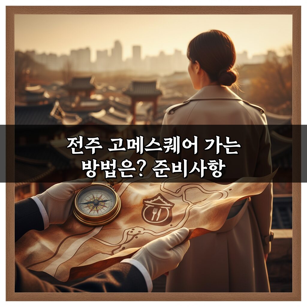 전주 고메스퀘어 가는 방법, 대중교통 주차 총정리