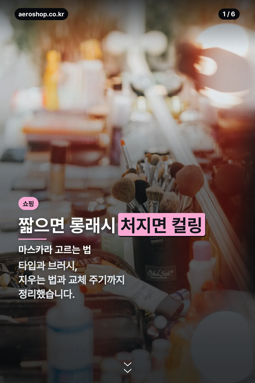 마스카라 고르는 법 표지