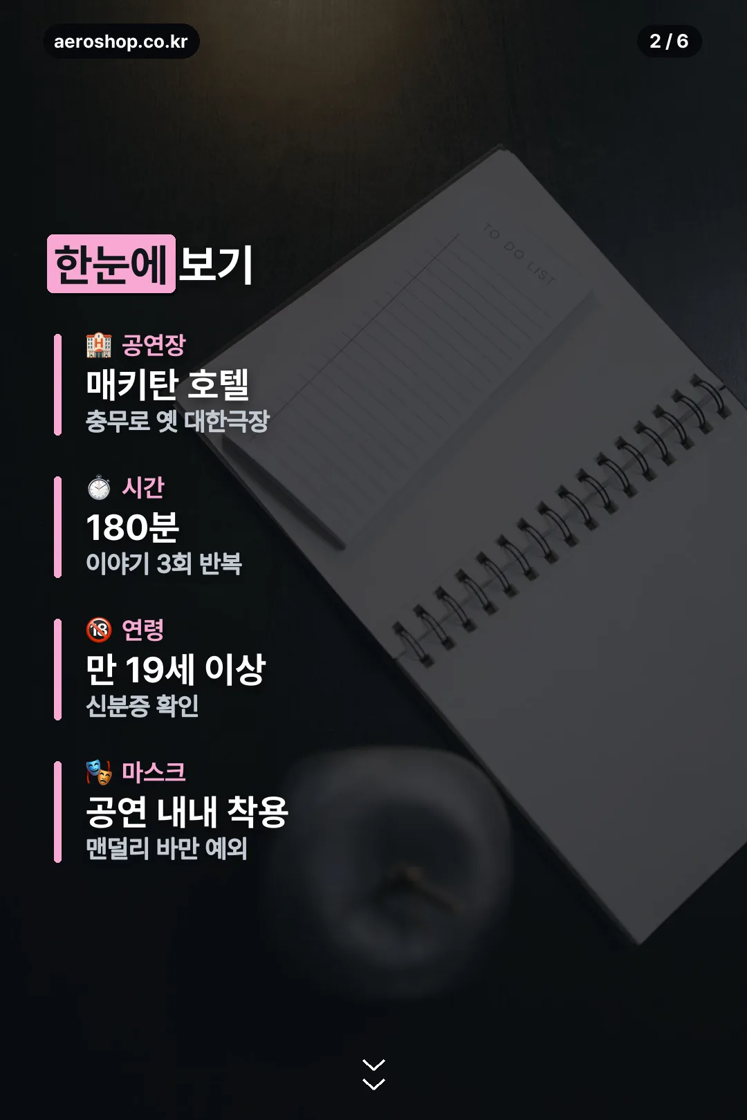 공연 정보 요약