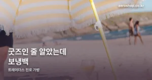 트레이더스 진로 가방 정리 썸네일