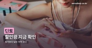 딘토 할인광 정리 썸네일