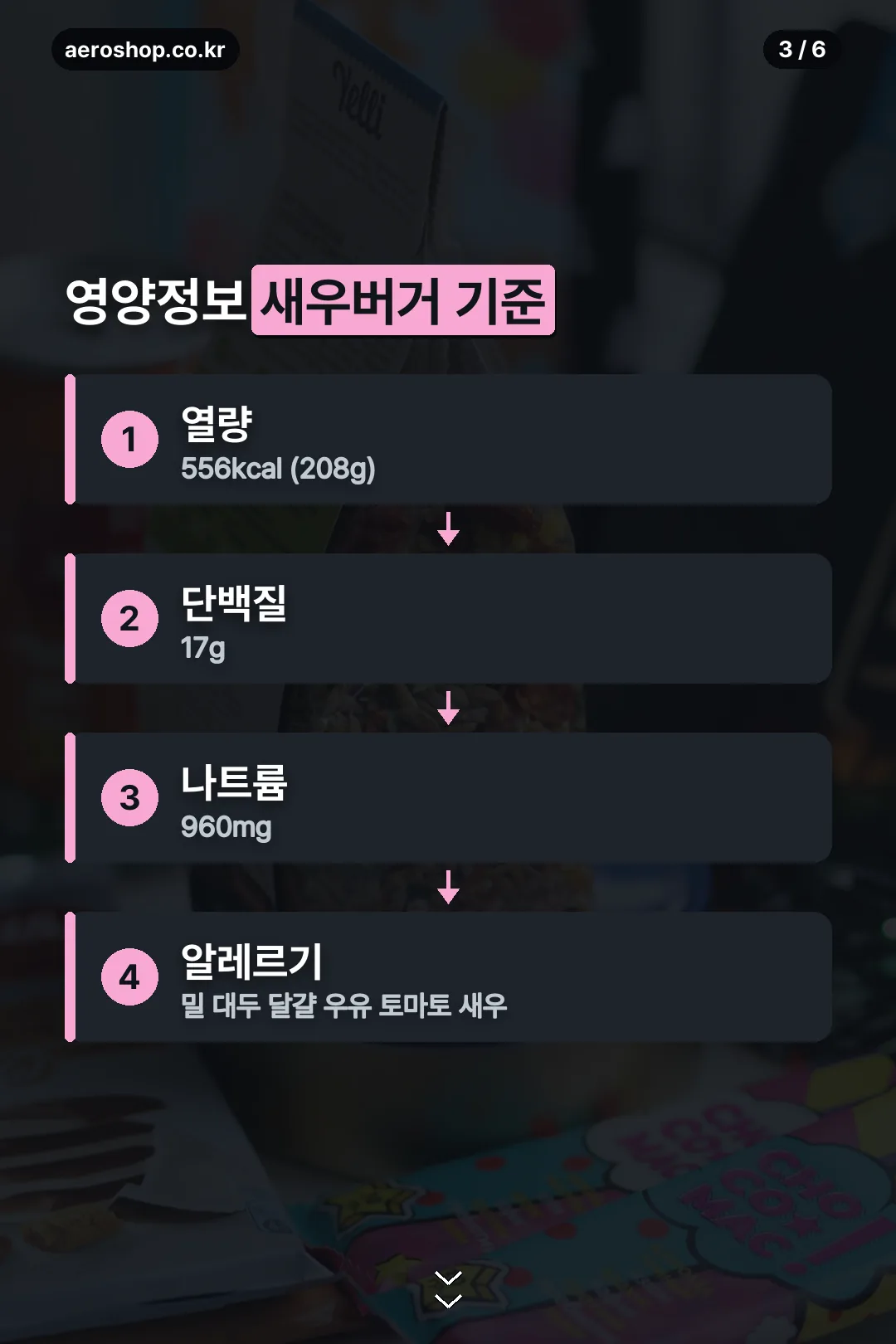영양정보 카드
