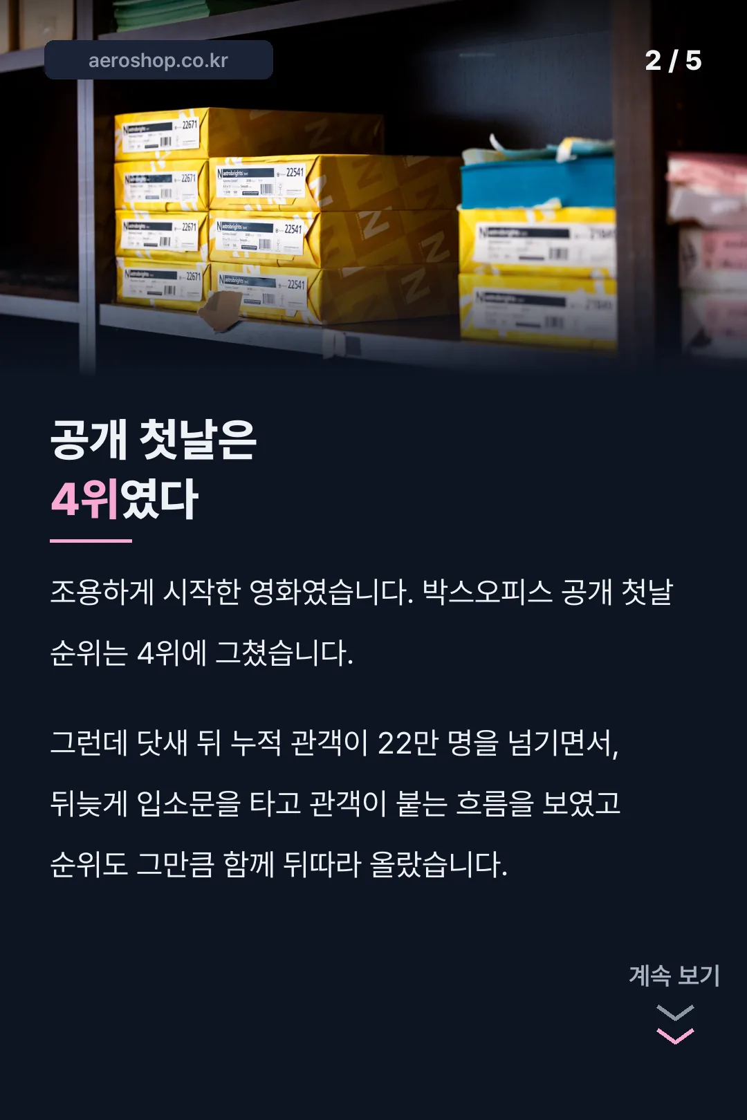 공개 첫날 4위였던 반전